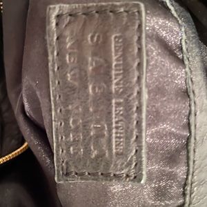 Sabina black leather purse